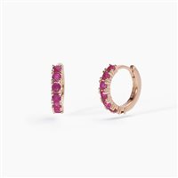 Orecchini Mabina Donna Soirée in Argento Rubino 563576 - 563576